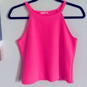 Neon crop top